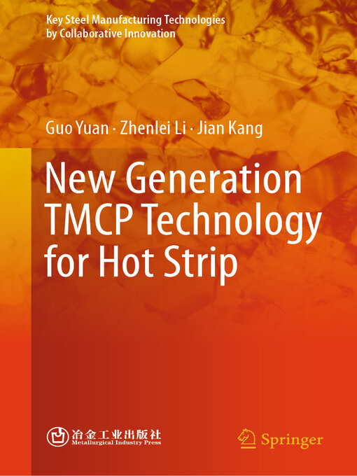 Title details for New Generation TMCP Technology for Hot Strip by Guo Yuan - Available